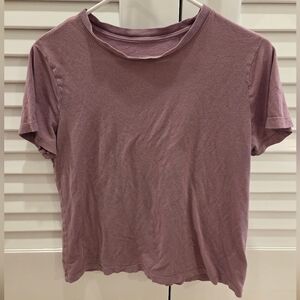 a new day Women's Lavender Short Sleeve Tee